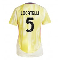 Maglie da calcio Juventus Manuel Locatelli #5 Seconda Maglia Femminile 2024-25 Manica Corta